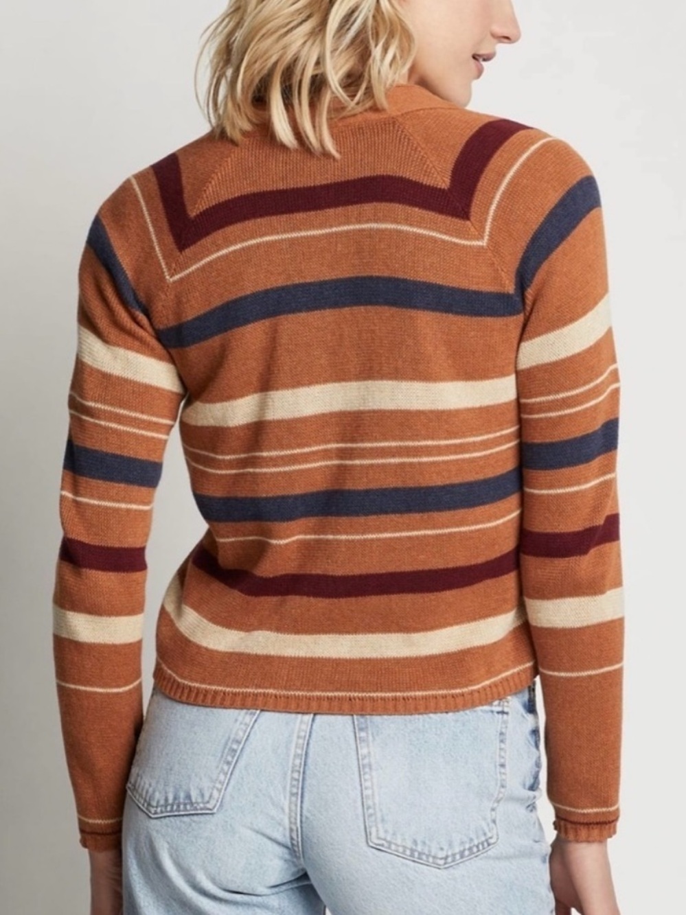 Pendleton Striped Grandpa Cardigan☕️ - Picture 7 of 9
